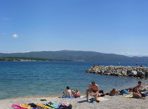 La plage de Porporela