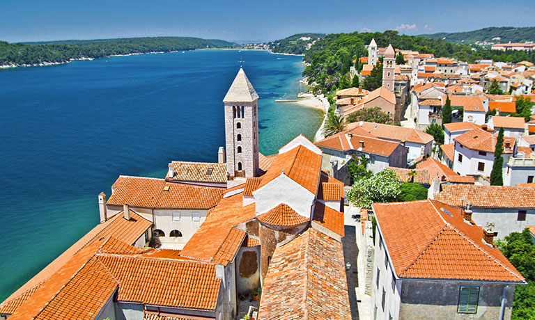 The old town of Rab