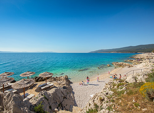 Pláž Girandella – Rabac