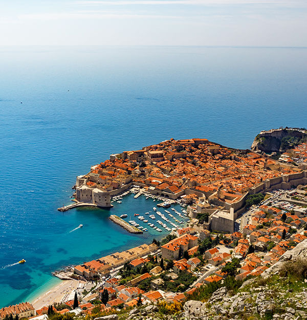 dubrovnik aerial view