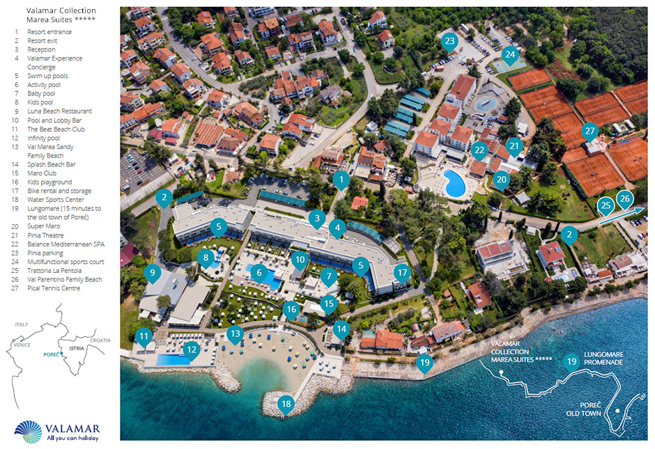 Valamar Marea Suites - Poreč, Kroatien, Istrien
